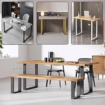 テーブル脚　ダイニングテーブル足　アイアンレッグ　スマート　サイズオーダーメイド Amazon.co.jp: Signstek アイアンレッグ テーブル 家具 脚 机 足
